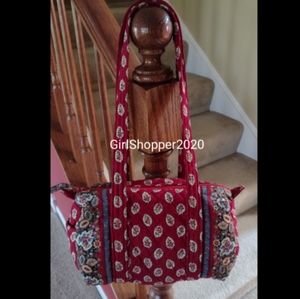 ‼️VERA BRADLEY RED LEAF Duffle Bag